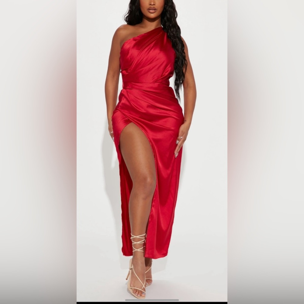 Satin Maxi Dress